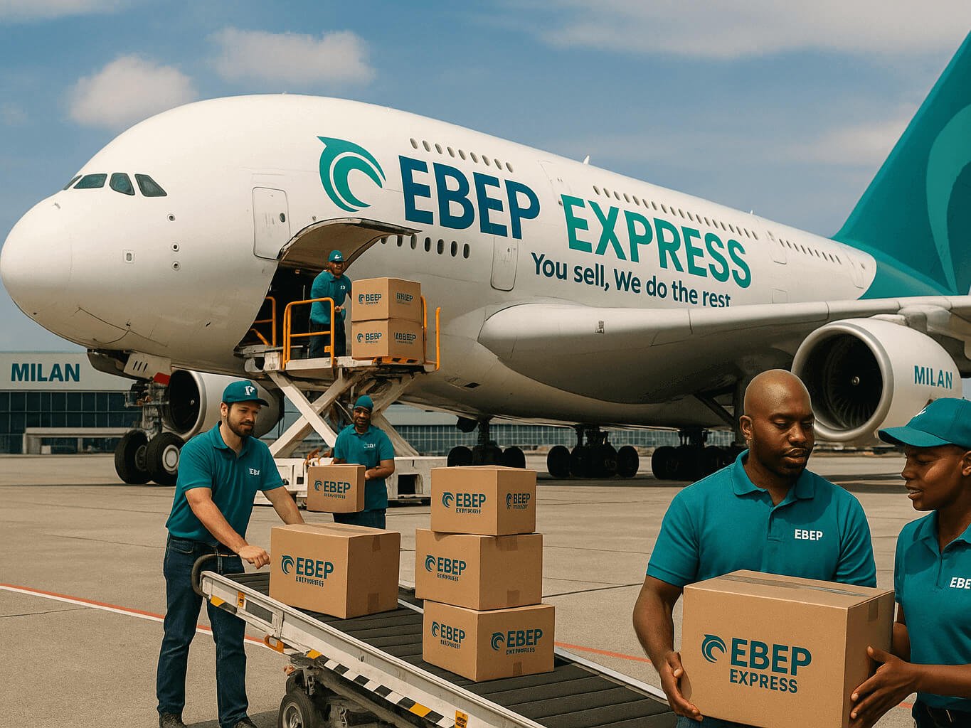 Firma zajmująca się wysyłką paczek e-commerce EBEP Express